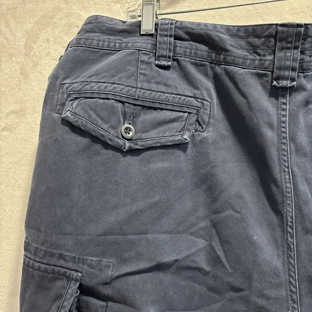Polo Ralph Lauren Cargo Shorts Men's Size 46B Navy 46 Big Classic Chino Cotton